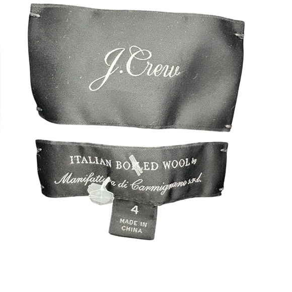 J. Crew charcoal gray 100% Wool Coat - Picture 5 of 8